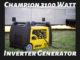 Champion 3100 Watt Inverter Generator