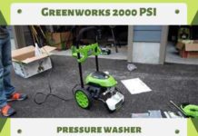Greenworks 2000 PSI Pressure Washer