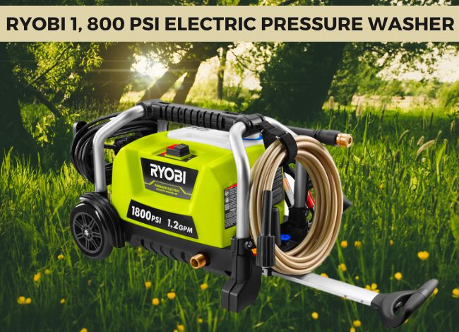 Ryobi 1, 800 PSI Electric Pressure Washer