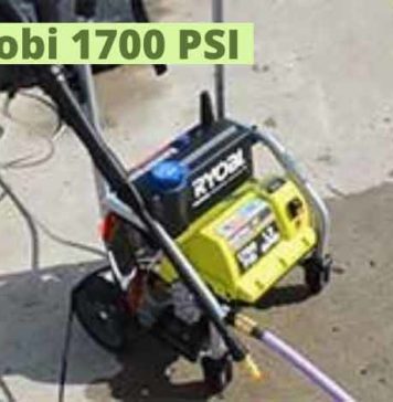 Ryobi 1700 PSI Pressure Washer