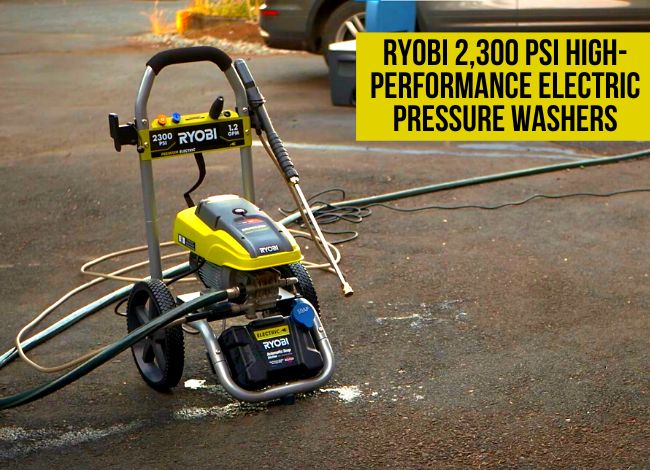 Ryobi 2,300 PSI High-Performance Electric Pressure Washers